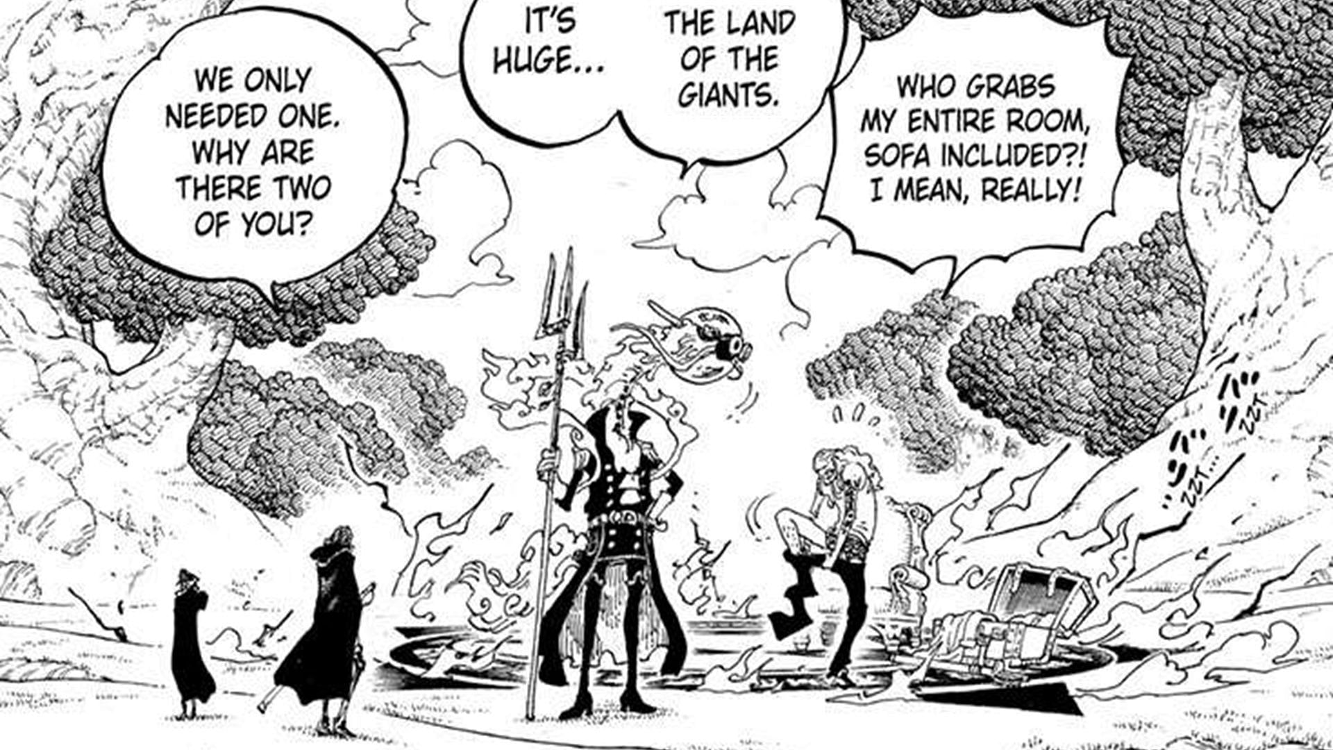 The Holy Knights in One Piece chapter 1140 (Image via Shueisha)